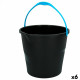 Cubo con Asa Colorbaby Negro 10 L 29,5 x 26 x 28,5 cm (6 Unidades)