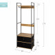 Cupboard Max Home Cloth Steel Melamin Particleboard 60 x 175 x 40 cm