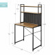 Mesa de Escritorio con Estantes Max Home Acero Melamina Aglomerado 84 x 148 x 50 cm