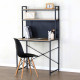Mesa de Escritorio con Estantes Max Home Acero Melamina Aglomerado 84 x 148 x 50 cm