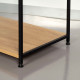 Perchero con Balda Max Home Acero Melamina Aglomerado Minimalista 60 x 175 x 40 cm