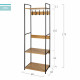 Perchero con Balda Max Home Acero Melamina Aglomerado Minimalista 60 x 175 x 40 cm