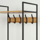 Perchero con Balda Max Home Acero Melamina Aglomerado Minimalista 60 x 175 x 40 cm