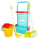 Carrito de Limpieza con Accesorios Colorbaby My Home 30,5 x 55,5 x 19,5 cm (4 Unidades)