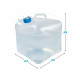 Botella de Agua Aktive Polietileno 10 L 22 x 26 x 22 cm (12 Unidades)