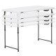 Mesa Plegable Lifetime Blanco 122 x 91,5 x 61 cm Acero HDPE