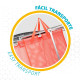 Silla Plegable Aktive Flamingo Coral 48 x 99 x 57 cm (4 Unidades)