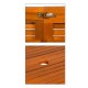 Mesa Extensible Aktive 200 x 74 x 90 cm Madera de acacia