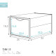 Caja apilable para zapatos Max Home Polipropileno ABS 25 x 18,5 x 35 cm (4 Unidades)