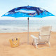 Sombrilla Aktive 200 x 215 x 200 cm (6 Unidades)