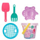 Set de Juguetes de Playa Peppa Pig 14 x 12,5 x 14 cm (24 Unidades)