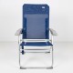 Beach Chair Aktive Navy Blue 47 x 94 x 60 cm (4 Units)
