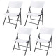 Folding Chair Lifetime 4 Units 50 x 82,5 x 58 cm