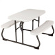 Mesa Infantil Lifetime Crema Plegable Pícnic 82,5 x 53,5 x 90 cm Acero Plástico