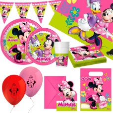 Set Artículos de Fiesta Minnie Mouse 66 Piezas