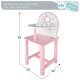 Trona Woomax 25 x 55 x 20 cm Muñecas Blanco Rosa 2 Unidades Trona Woomax 25 x 55 x 20 cm Muñecas Blanco Rosa 2 Unidades