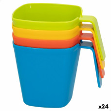 Set de Vasos Aktive Multicolor 390 ml Pícnic 24 Unidades 4 Piezas