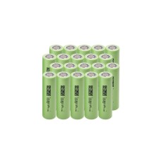 Pilas Recargables Green Cell 20GC18650NMC29 2900 mAh 3,7 V 18650 (20 Unidades)