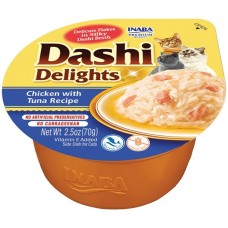 Snack para Gatos Inaba Dashi Delights Pollo 70 g