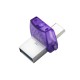 Memoria USB Kingston DataTraveler  microDuo 3C 128 GB Morado