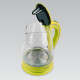 Kettle Feel Maestro  MR-064 Green Transparent Glass 2000 W 1,7 L