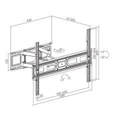 Soporte de Pared MacLean MC-710N 37