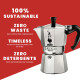 Cafetera Italiana Bialetti Aluminio