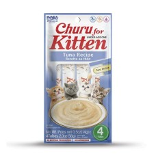 Snack para Gatos Inaba Churu for Kitten Atún 4 x 14 g