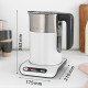 Hervidor BOSCH TWK8611P Blanco Antracita Acero Plástico Plástico/Acero inoxidable plástico,acero inoxidable 2400 W 1,5 L