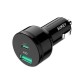 Cargador de Coche Aukey CC-Y7 Negro