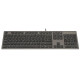 Teclado A4 Tech KV-300H QWERTY Negro Gris Monocromo Negro/Gris