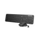 Keyboard and Mouse Natec NKL-1998 Qwerty US Black