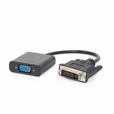 Adaptador DVI a VGA GEMBIRD A-DVID-VGAF-01 20 cm Negro