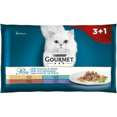 Cat food Purina Gourmet Tuna Lamb Duck 4 x 85 g