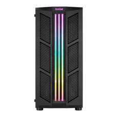 Caja Semitorre Micro ATX / ATX/ ITX Aerocool Prime RGB Negro