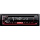 Radio CD for Cars Kenwood KD-T702BT Black Red