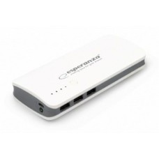 Power Bank Esperanza EMP106WE White Grey White/Grey 8000 mAh