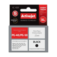 Cartucho de Tinta Original Activejet AC-40R Negro