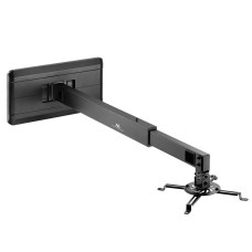 Soporte de Pared Extensible para Proyector MacLean MC-945 Negro