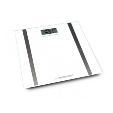 Digital Bathroom Scales Esperanza Samba White Glass Batteries x 2