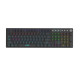Teclado Ibox AURORA K-6 Negro Inglés QWERTY