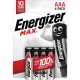 Batteries Energizer LR03 1,5 V AAA (4 Units)