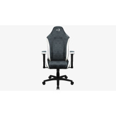 Silla Gaming Aerocool Crown AeroSuede Azul Negro Acero