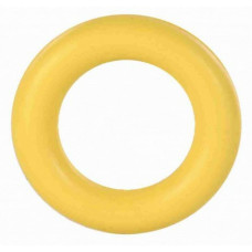 Dog toy Trixie Ring Yellow Rubber Natural rubber