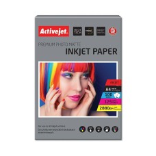 Papel Fotográfico Mate Activejet AP4-125M100 A4 100 Hojas 21 x 29,7 cm