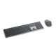 Keyboard and Mouse Dell 580-AJQJ Black Grey Titanium QWERTY Qwerty US