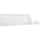 Keyboard and Mouse Esperanza EK122W White QWERTY