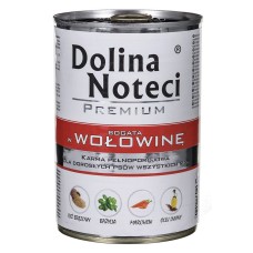 Wet food Dolina Noteci Premium Veal Pig 400 g