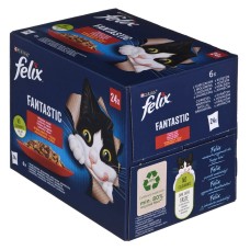 Comida para gato Purina Pollo Ternera Cordero Conejo 24 x 85 g