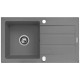 Fregadero de Un Seno Maidsinks 76 x 44 cm Gris